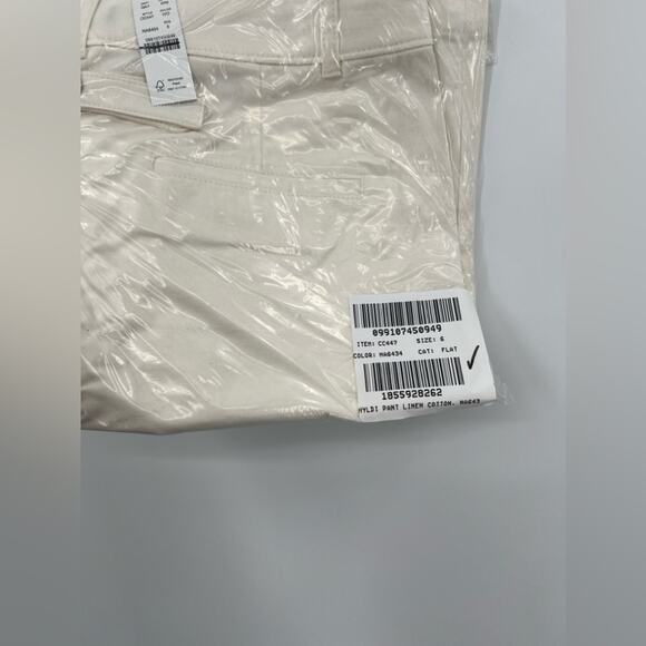 J.Crew Full-length wide-leg trouser in cotton blend - Picture 4 of 5